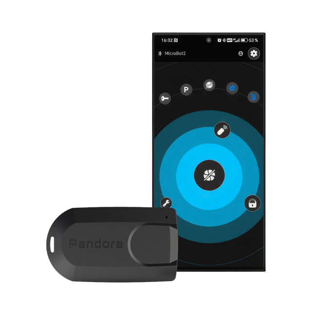 Versteckt integrierte digitale Wegfahrsperre für Wohnmobile mit Freigabe per Transponder, Code oder Smartphone.