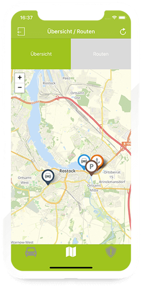 Autoskope Ortungssystem zur Standortüberwachung und Wiederauffindung von Wohnmobilen und Reisemobilen.